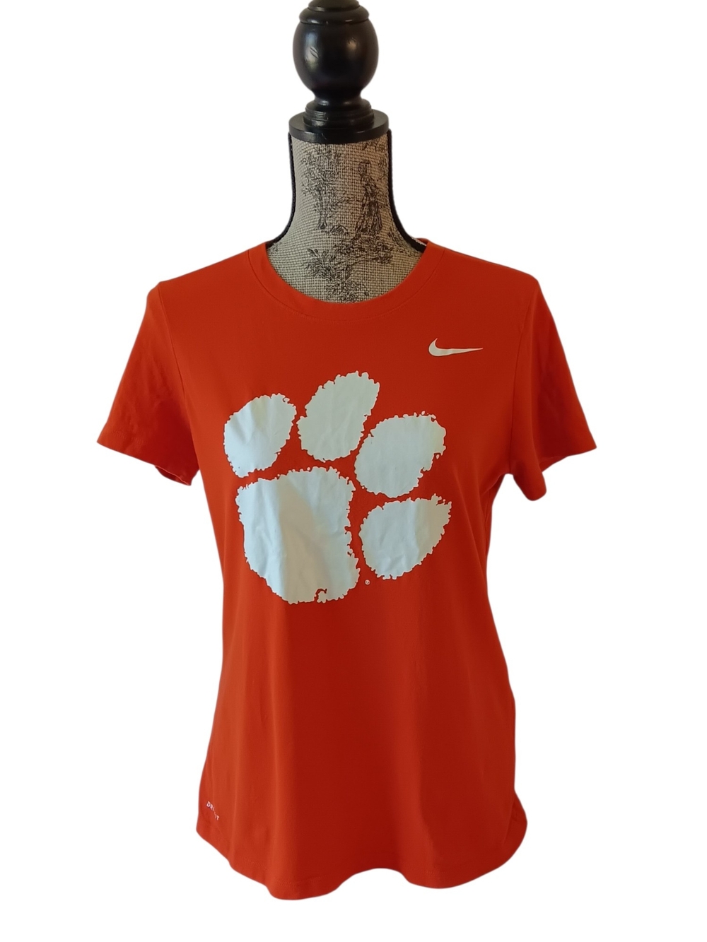 Nike Clemson Tigers women's orange short-sleeve graphic t-shirt size M